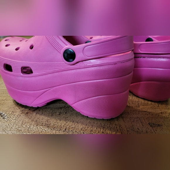 Pink Platform Clogs - Picture 5 of 8